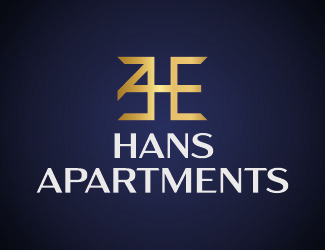 Projektowanie logo dla firmy, konkurs graficzny Hans Apartments